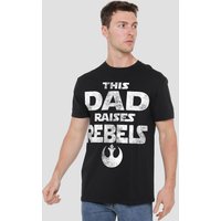 FatherS Day Dad Raises Rebels T Shirt