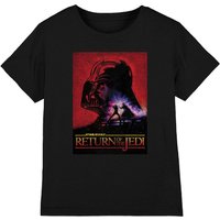 Star Wars Return Of The Jedi Block Kids T-Shirt Black | Size: 3-4 Years