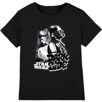 Star Wars Dark Side Duo Kids T-Shirt Black | Size: 7-8 Years
