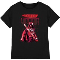 Star Wars Paint Vader Kids T-Shirt Black | Size: 12-13 Years