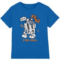Star Wars R2D2 Marker Kids T-Shirt Royal | Size: 12-13 Years