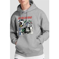Beep Boop R2D2 Hoodie Light Grey
