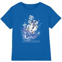 Star Wars Blast Off-R2D2 Kids T-Shirt Royal | Size: 5-6 Years