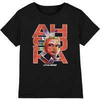 Star Wars Ahsoka Kids T-Shirt Black | Size: 7-8 Years