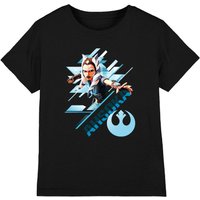 Star Wars Ahsoka Stance Kids T-Shirt Black | Size: 5-6 Years