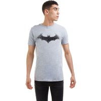 Bat Logo Cotton T Shirt Dark Grey