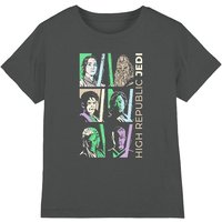 Star Wars The Acolyte High Republic Pastel Jedi Kids T-Shirt Charcoal | Size: 3-4 Years