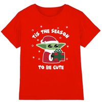 Star Wars Tis The Season Kids T-Shirt in Red | Size: 12-13 Years