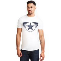 Marvel Cap Logo Cotton T Shirt