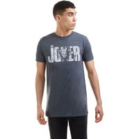 Text Cotton T Shirt Dark Grey