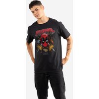 Deadpool Men's Marvel Tacomania T-Shirt Black | Size: Large