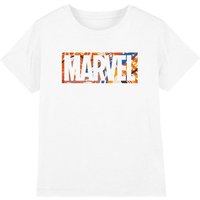 Marvel Boy's Paint Brick Boys T-Shirt White | Size: 12-13 Years