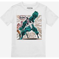 Marvel Boy's Venom Comic Boys T-Shirt White | Size: 7-8 Years