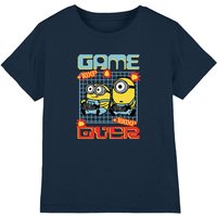 Minions Boy's Game Over T-Shirt Navy | Size: 3-4 Years
