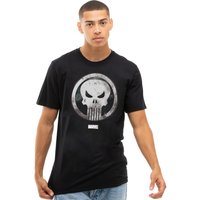 Punisher Badge Skull T Shirt