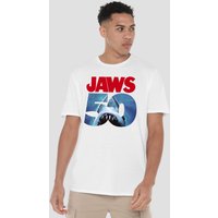 Jaws 50Th Poster Logo T Shirt