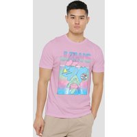 Jaws Cartoon Swipe Poster T Shirt Light