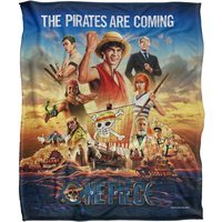 One Piece Straw Hat Crew Officially Licensed Silky Touch Super Soft Throw Blanket 152 x 127 cm