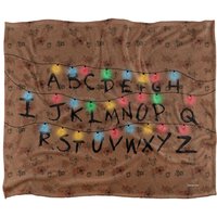 Christmas Lights Alphabet Officially Licensed Silky Touch Super Soft Throw Blanket 152 x 127 cm