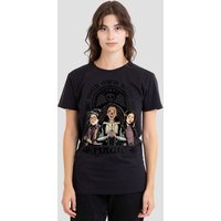 Disney Women's Hocus Pocus 2 Be Your Own Kind Of Magic Becca, Izzy, Cassie T-Shirt, Black | Size: Medium