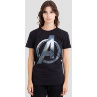 Marvel Women's Black Panther: Wakanda Forever Wakanda Avenger T-Shirt, Black | Size: Large