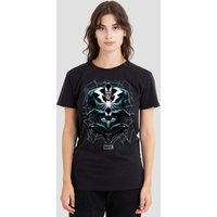 Marvel Women's SpiderMan 2 Gamerverse Venom Shadow T-Shirt, Black | Size: 2XL