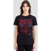 Marvel Women's XMen Magneto T-Shirt, Black | Size: 2XL