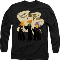Disney Hocus Pocus Sanderson Sisters Long Sleeve T-Shirt, Black | Size: Small