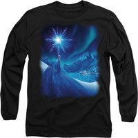 Disney Frozen Elsa's Magical Light Long Sleeve T-Shirt, Black | Size: Medium