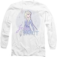 Disney Frozen Believe in Yourself With Elsa Long Sleeve T-Shirt, White | Size: 2XL
