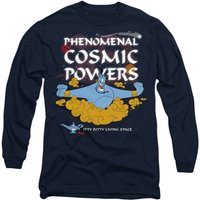 Disney Aladdin The Genie Has Phenomenal Cosmic Powers Long Sleeve T-Shirt, Navy | Size: XL