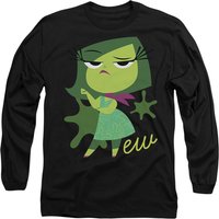 Disney Inside Out 2 Disgust Long Sleeve T-Shirt, Black | Size: Large
