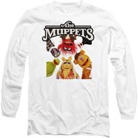 Disney Muppets Group Pose Long Sleeve T-Shirt, White | Size: XL