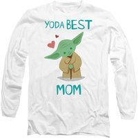 Mothers Day Yoda Best Mom Long Sleeve T Shirt