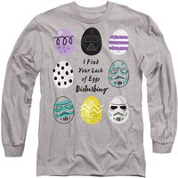 Darth Vader Your Lack Easter Eggs Disturbing Long Sleeve T Shirt Athletic Heather