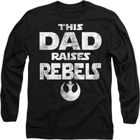 Fathers Day Dad Raises Rebels Long Sleeve T Shirt
