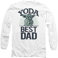Fathers Day Yoda Best Dad Long Sleeve T Shirt