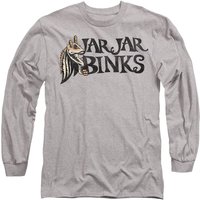 Jar Jar Binks Long Sleeve T Shirt Athletic Heather