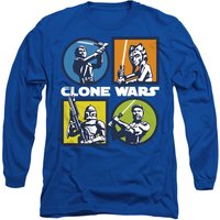 Clone Grid Long Sleeve T Shirt