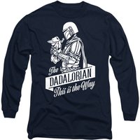 Fathers Day Dadalorian Mandalorian Long Sleeve T Shirt