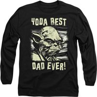Yoda Best Dad Comic Long Sleeve T Shirt