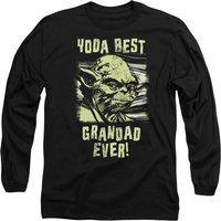 Yoda Best Grandad Comic Long Sleeve T Shirt