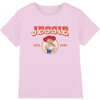 Disney Girl's Toy Story Jessie Cowgirl 1999 Kids T-Shirt, Light Pink | Size: 12-13 Years