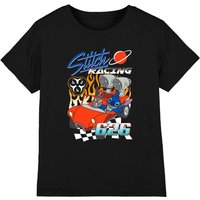 Disney Boy's Lilo&Stitch Racing 626 Boys T-Shirt, Black | Size: 5-6 Years