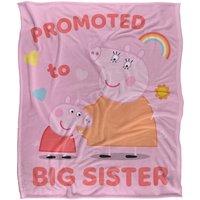 Peppa Pig Promoted To Big Sister Silky Touch Blanket 50" x 60"