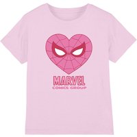 Comics Spiderman Heart T Shirt Light