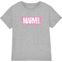 Graffiti Brick Pink T Shirt Athletic Heather
