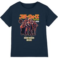 Star Wars Bounty Hunters Kids T-Shirt, Navy | Size: 12-13 Years