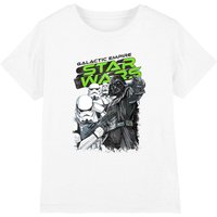 Star Wars Galactic Empire Darth Vader Sketch Kids T-Shirt, White | Size: 7-8 Years