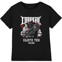 Star Wars Darth Vader Galactic Tour Poster Kids T-Shirt, Black | Size: 7-8 Years